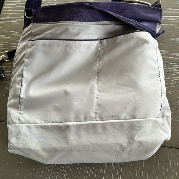 Travelon Anti-Theft Purple Nylon Classic Mini Crossbody Shoulder Travel Bag EUC - Picture 6 of 12